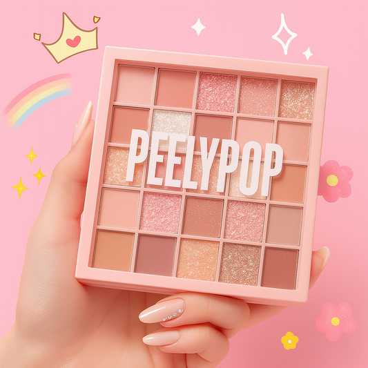 Peelypop 25 Colors Earth Color Glitter Eyeshadow